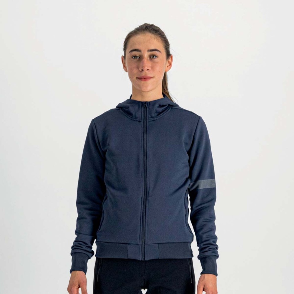 BRAND NEW! SPORTFUL GIARA WOMEN'S HOODIE - M - Navy/Gray- Biking
